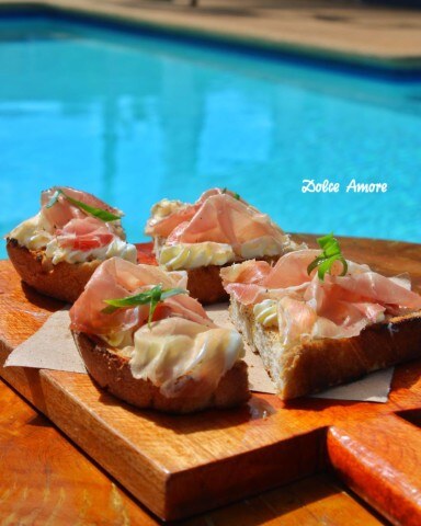Parma Ham Bruschetta