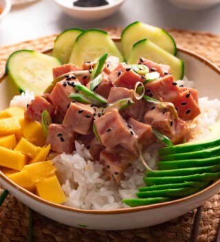Spicy Tuna Poke Bowl