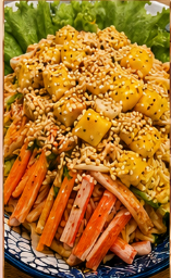 Kani Salad with Sesame Dressing