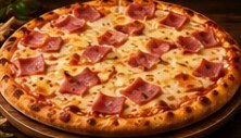Ham and Cheese Pizza