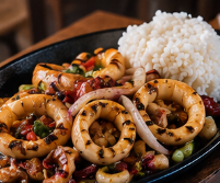 Sizzling Squid